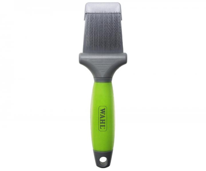Oboustranný plochý kartáč na zvířecí srst Wahl Premium Slicker Brush - flexibilní