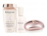 Sada pro rozjasn�n� a hydrataci pevn�ch a krepat�ch vlas� K�rastase Gloss Absolu + kart�� zdarma