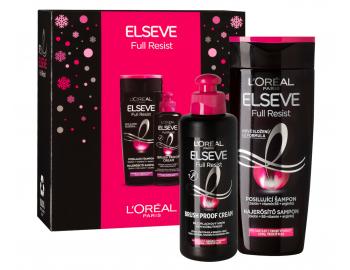 Sada pro slabé vlasy Loréal Paris Elseve Full Resist - šampon 250 ml + bezoplachový krém 200 ml