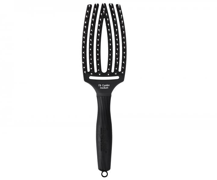 Kartáč Olivia Garden Fingerbrush Combo Medium - černý