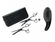 Sada nůžek 6,25" a 6,28" Olivia Garden Dragon Shear Collection + kartáč zdarma