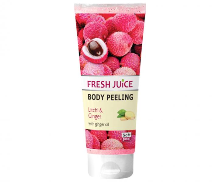 Tělový peeling Fresh Juice - Liči a Zázvor 200 ml