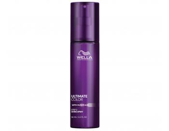Lehk� sprej pro lesk a hladkost barven�ch vlas� Wella Professionals Ultimate Color Shine Spray - 95 ml