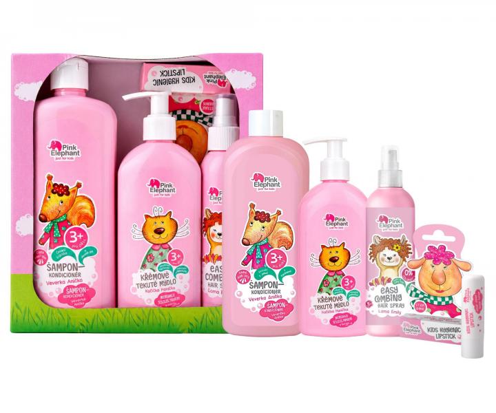 D�rkov� sada pro hol�i�ky Pink Elephant