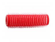 Nat��ky na vlasy Duko Velcro pr.15 mm, 6 ks - samodr��c�, �erven�