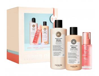 Dárková sada pro zdravou vlasovou pokožku a vlasy Maria Nila Head & Hair Heal Holiday Box