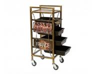 Kade�nick� pracovn� voz�k Hairway France - patina