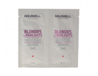 ampon a kondicionr pro blond vlasy Goldwell Blondes&Highlights - 2x10 ml