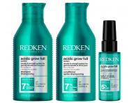 Sada pro hustotu a objem jemn�ch, zplihl�ch a norm�ln�ch vlas� Redken Acidic Grow Full System + s�rum 45 ml zdarma