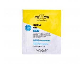 Rozjas�uj�c� a zjem�uj�c� olej pro vlnit� a kudrnat� vlasy Yellow Professional Curls Curly Oil - 3 ml (bonus)