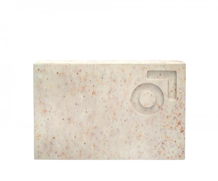 Tuh tlov mdlo s peelingem pro mue Beviro Purifying Body Scrub Bar Zesty Vetiver - 135 g