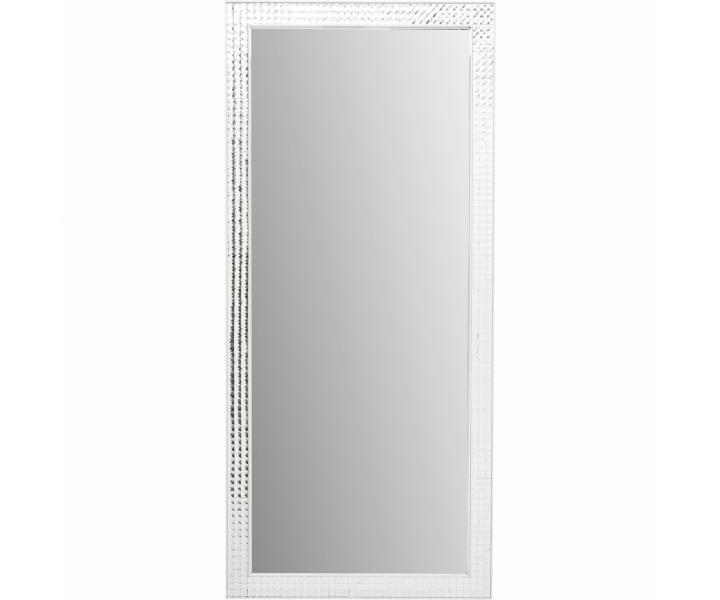 Kadenick zrcadlo Kare Crystals Steel Chrome - 180 x 80cm