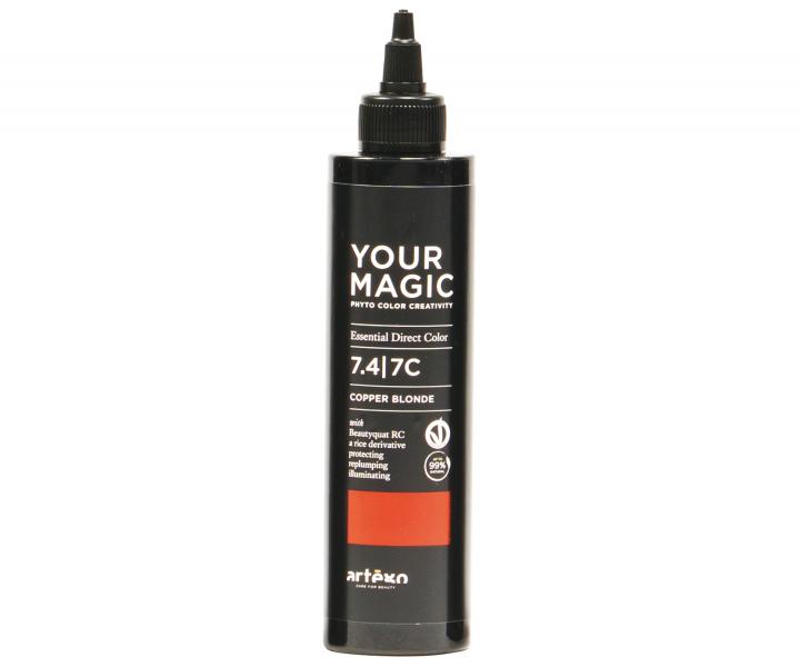 Tnujc pigmenty na vlasy Artgo Your Magic 7.4 | 7C - 200 ml, mdn