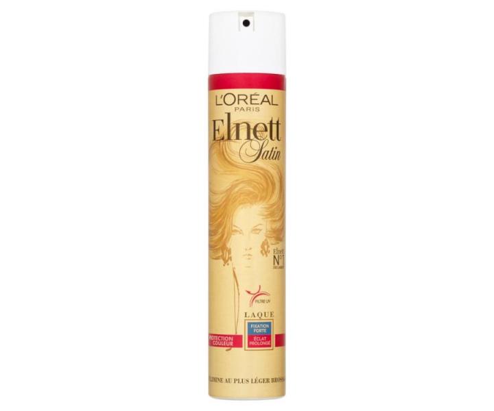 Lak pro barven vlasy s UV filtrem Loral Elnett Satin - 300 ml