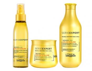 Sada na ochranu vlas ped sluncem Loral Solar Sublime - maska, sprej + ampon ZDARMA