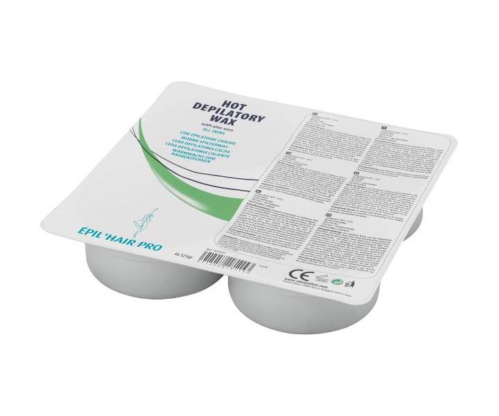 Depilační vosk pro všechny typy pleti s Aloe Vera Sibel Blocks - 4x125 g