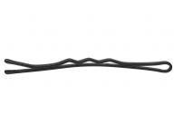 Vlnitá sponka Sibel Best Grips - 5 cm, matná černá - 250 g