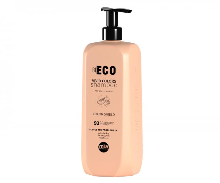 ampon s kyselm pH pro barven vlasy Mila Professional Be Eco Vivid Colors Shampoo - 900 ml