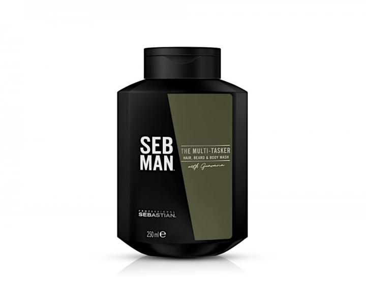 Šampon na vlasy, vousy a tělo Sebastian Professional Seb Man The Multi-Tasker 3 In 1 - 250 ml