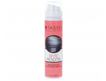 Sprej pro zakrytí odrostů Tassel Cosmetics Bye Roots - 75 ml, černá