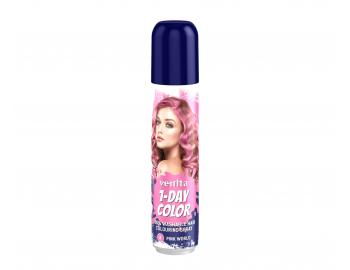 Barevný sprej na vlasy Venita 1-Day Color Pink World - 50 ml, růžová