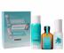 Olejová péče Moroccanoil Treatment - dárková sada pro tmavé odstíny - suchý šampon + olejová péče + vůně na vlasy a tělo