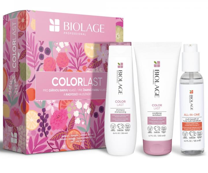 Dárková sada pro barvené vlasy Biolage ColorLast