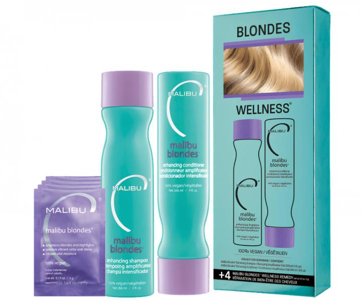 Sada pro z��ivou blond barvu Malibu C Blondes Wellness
