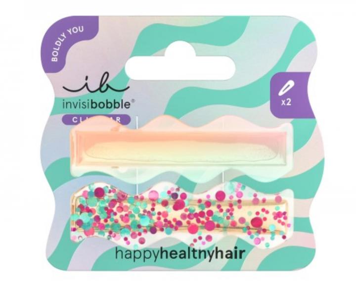 Ozdobn� klipsy do vlas� Invisibobble Clipstar M Galactic Halo - 2 ks