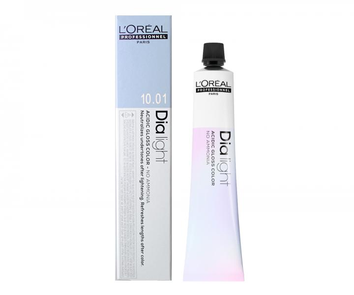 Přeliv na vlasy Loréal Dialight 50 ml - odstín 10.01 milkshake blond velmi velmi světlý popelavý
