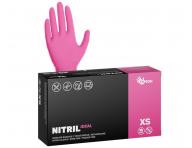 Nitrilové rukavice Espeon Nitril Ideal - 100 ks, růžové, velikost XS