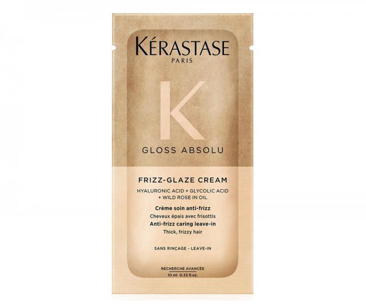 Stylingov� kr�m pro pevn� a krepat� vlasy K�rastase Gloss Absolu Frizz-Glaze Cream - 10 ml (bonus)