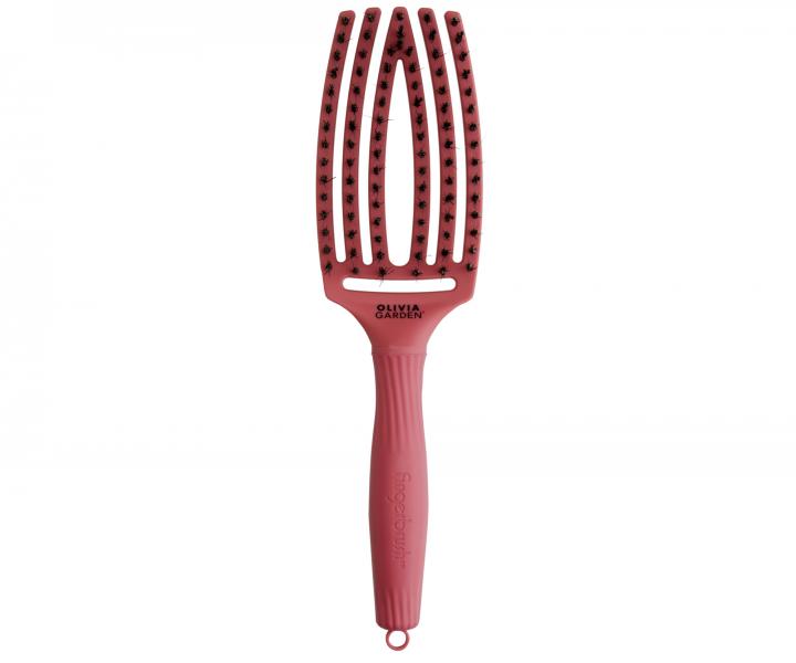 Kartáč Olivia Garden Fingerbrush Combo Medium - vínový