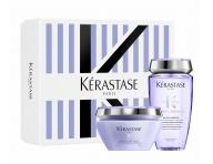 Dárková sada pro zesvětlené a melírované vlasy Kérastase Blond Absolu Masque Spring Box