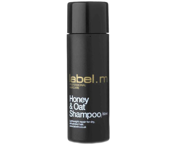 Hydratan ampon pro pokozen vlasy Label.m Honey & Oat - 60 ml