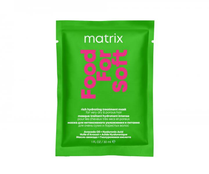 Hydratační maska pro suché vlasy Matrix Food For Soft - 30 ml (bonus)
