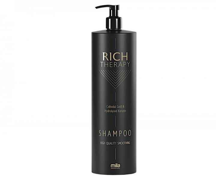 Obnovujc ampon s keratinem pro pokozen vlasy Mila Rich Therapy Shampoo