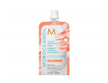 Tnujc maska na vlasy Moroccanoil Color Depositing - Coral, 30 ml