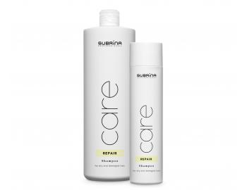 Šampon pro suché a poškozené vlasy Subrina Professional Care Repair - 1000 ml + šampon 250 ml zdarma