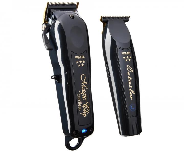 Profesionální set stříhacího a konturovacího strojku Wahl Barber Combo Cordless 3025726 - limitovaná edice, černý