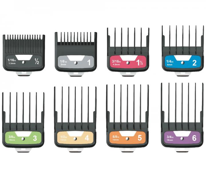 Sada nhradnch nstavc s kovovou sponou pro stihac strojky Kiepe - 8 ks