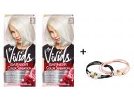 Sada 2 kusů perman. barvy Garnier Color Sensation The Vivids - stř. blond + gumičky L´oréal Paris