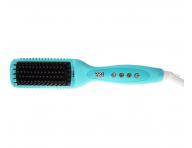 Nahřívací žehlící kartáč na vlasy Moroccanoil - tyrkysový