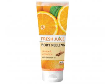 Tělový peeling Fresh Juice - Pomeranč a Skořice 200 ml