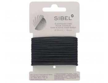 Tenk� gumi�ky do vlas� Sibel - 50 mm, 16 ks, �ern�