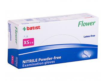Jednorázové nitrilové rukavice Batist Flower 100 ks - XS
