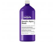 �ampon pro dlouhotrvaj�c� uhlazen� krepat�ch vlas� Lor�al Professionnel Serie Expert Keratin Alpha Sleek - 1500 ml