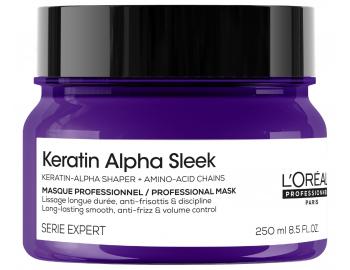 Maska pro uhlazen� krepat�ch vlas� Lor�al Professionnel Serie Expert Keratin Alpha Sleek - 250 ml