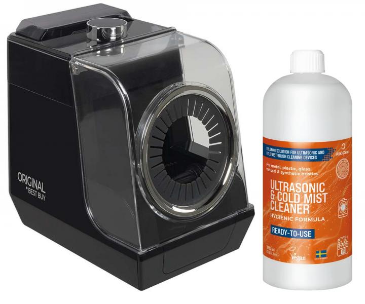 Elektrick� �isti� kart��� a strojk� na vlasy Original Best Buy Hygiene Plus + �ist�c� roztok zdarma