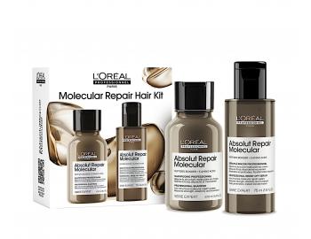 ada pro pokozen vlasy Loral Professionnel Serie Expert Absolut Repair Molecular - cestovn sada - ampon + srum